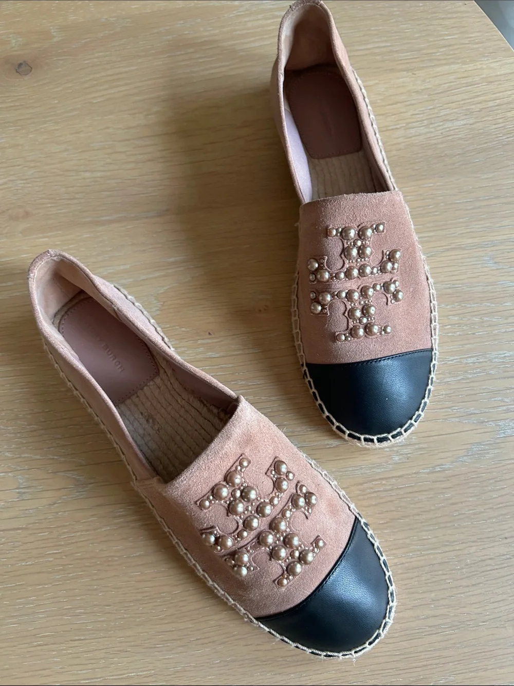 NWOT Tory Burch Pink Suede EspadrillE